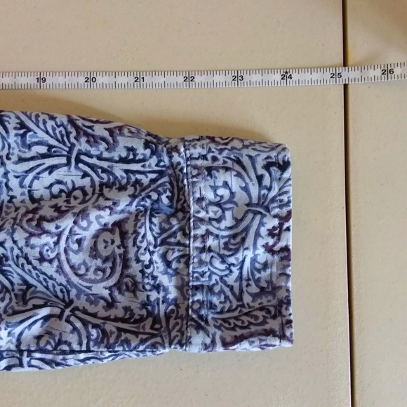 ☆☆SOLD☆☆ Columbia Paisley Print Button Front Shirt - Picture 5 of 8